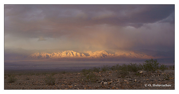 Sun and Mountains, Death Valley National Park, California