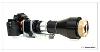 Hypercentric lens